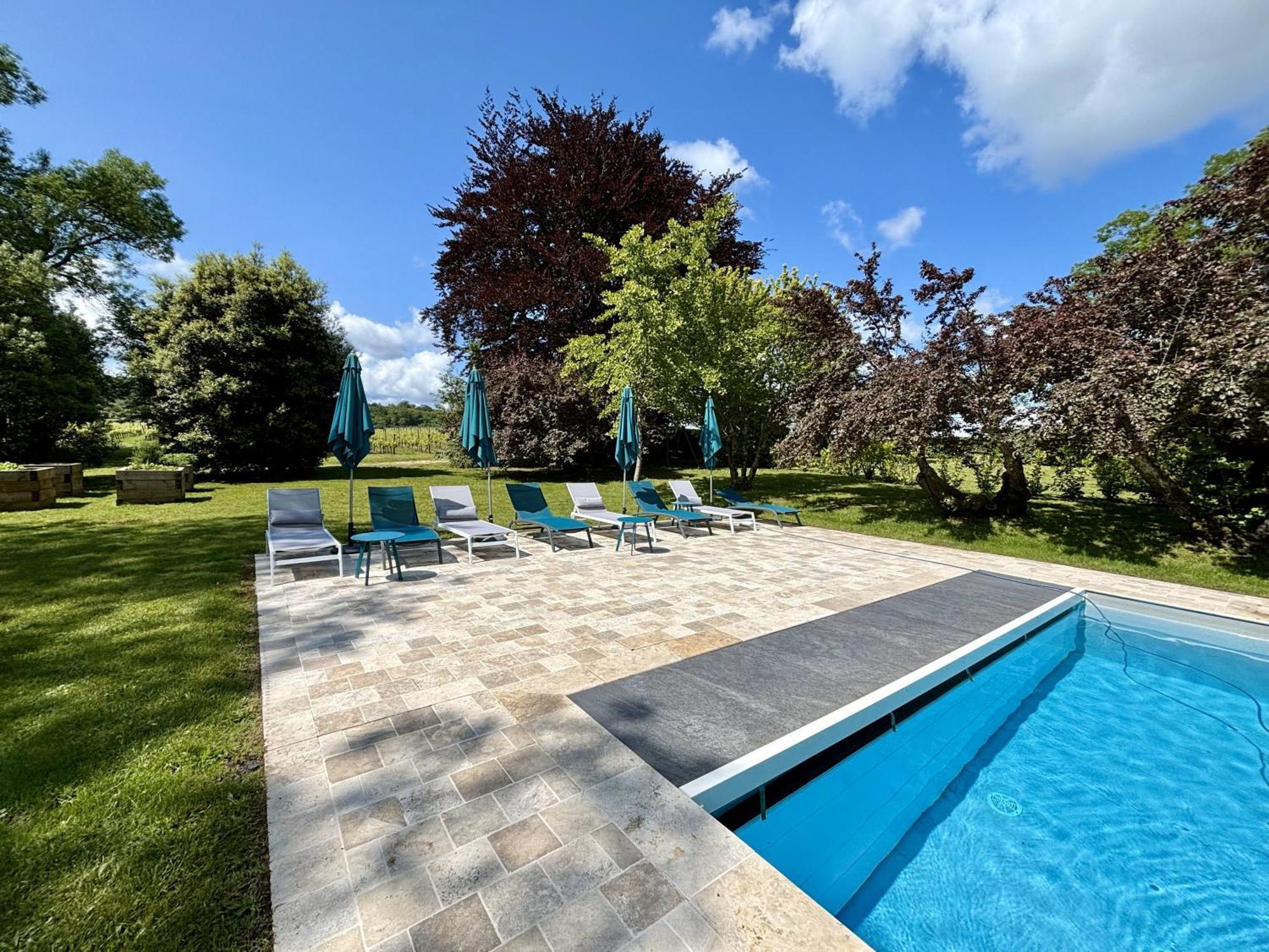 La Maison L'Eperon, Stylish 5 Star Villa Surrounded By Vineyard Near Saint Emilion Vérac Buitenkant foto
