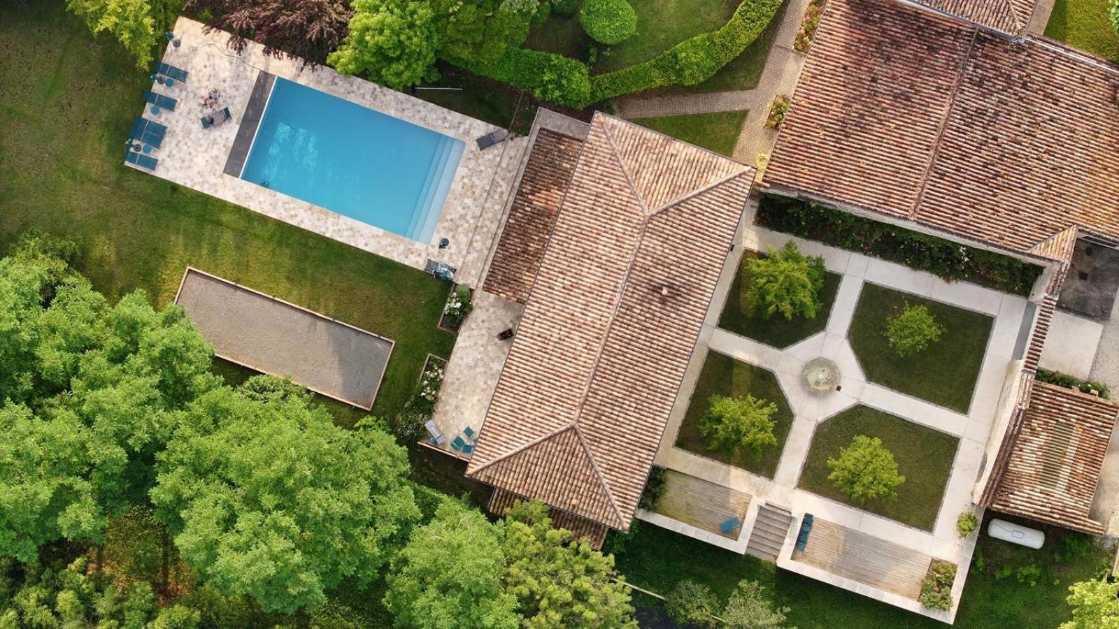 La Maison L'Eperon, Stylish 5 Star Villa Surrounded By Vineyard Near Saint Emilion Vérac Buitenkant foto